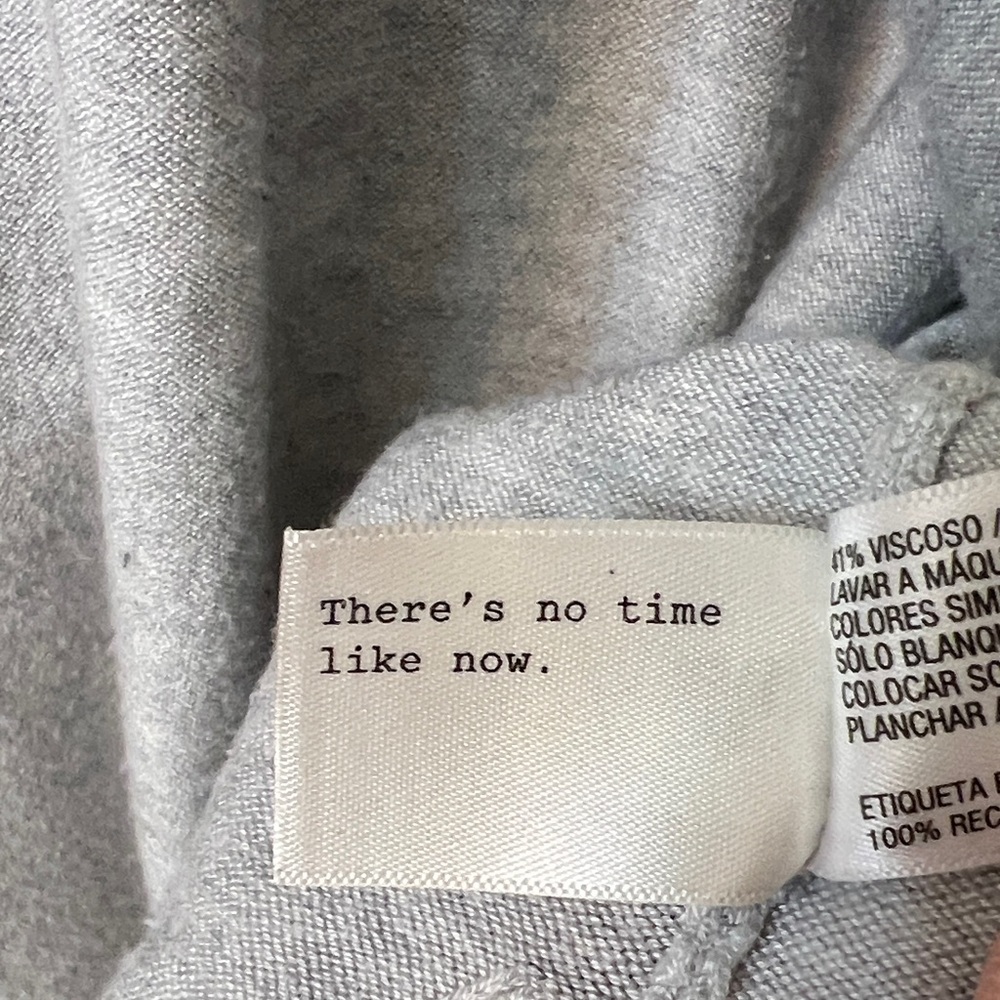 a new day Light Gray Open Cardigan - Picture 4 of 6